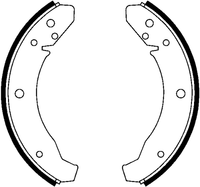Ate Bremsbackensatz Vorne (03.0137-0041.2) FüR Vw Karmann Ghia KäFer 181