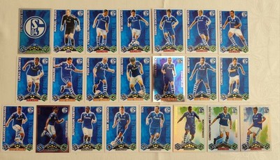 Match Attax Bundesliga 10/11 FC Schalke 04 Team Set Full Karten 2010/2011