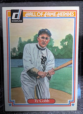 1983 Donruss Hall of Fame Heroes #1 Ty Cobb