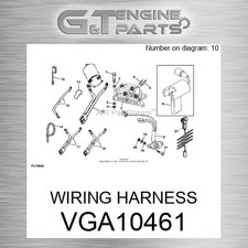 Vga10461 Wiring Harness Fits John Deere (surplus Open Box)