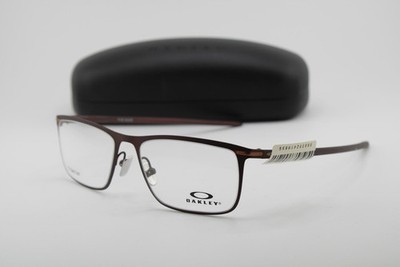 NEW OAKLEY OX5138-0353 TIE BAR SATIN CORTEN TITANIUM AUTHENTIC EYEGLASSES 53-16