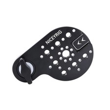 Niceyrig Video Tripod Mount Side Plate with Rosette Mount 30T, M8 Thread