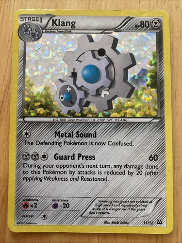Pokémon TCG Klang Mcdonalds Promos 11/12 Holo Promo Promo