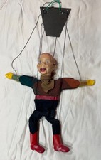 Howdy Doody vintage cowboy wooden marionette puppet