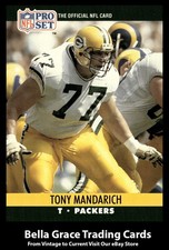 1990 Pro Set Tony Mandarich #504 Green Bay Packers NFL Football