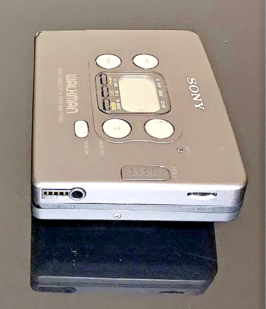 SONY Walkman WM-FX822 Gray Cassette Player with Radio Rich Powerful Legendary Sound