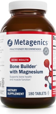 Metagenics  Bone Builder with Magnesium 180 Tablets NEW Sealed 5/27