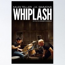 Whiplash 2014 Jazz Drama Film Art Poster