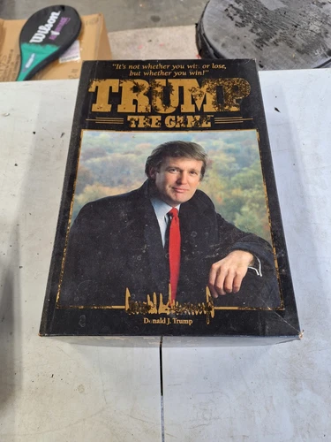 1989 DONALD TRUMP THE GAME BOARD GAME, MILTON BRADLEY, VINTAGE