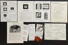 LOT 4 LEAFLETS 5 SHEETS SCHEMATIC FIRE ALARM THERMOSTAT CORP NEW YORK LIFE SAVER