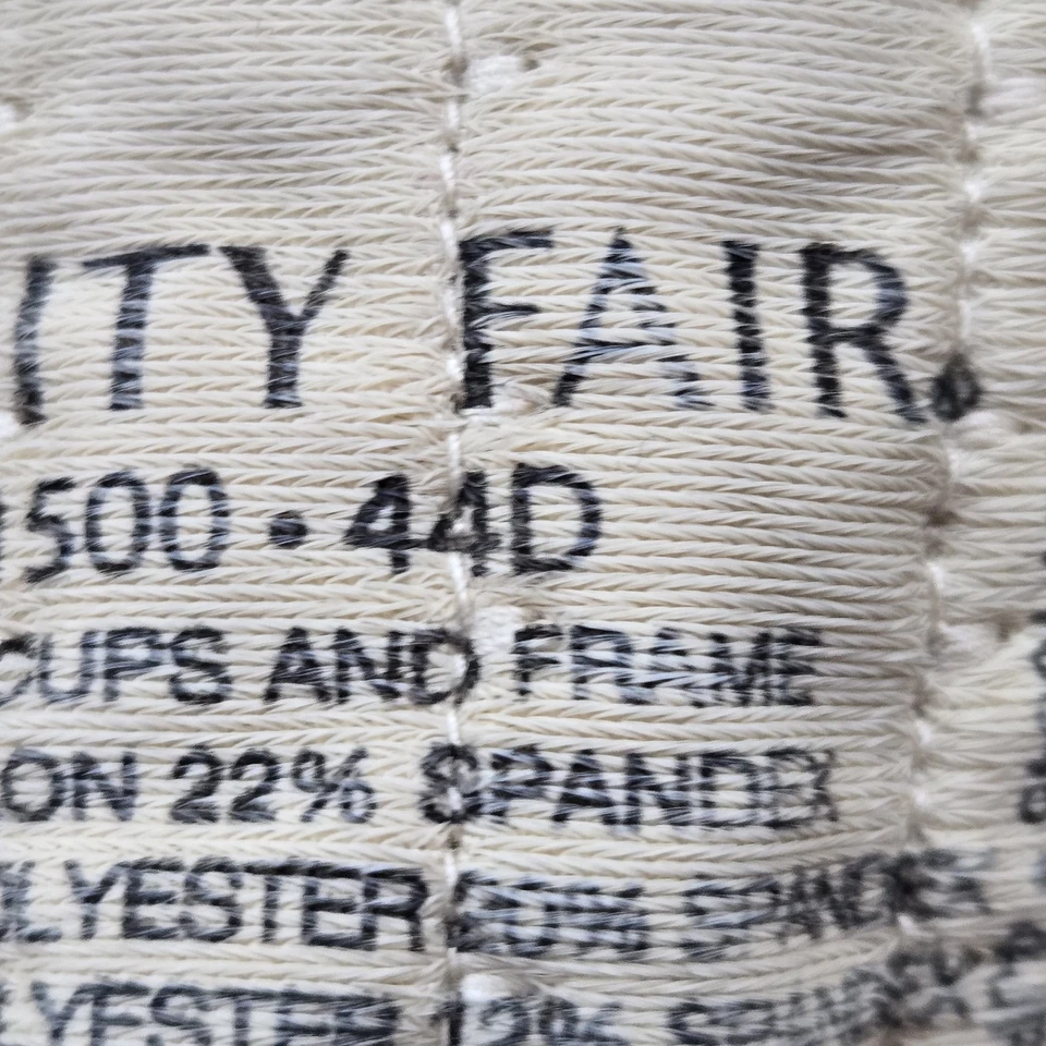 Vanity Fair Women Bra 44D Beige 71500 T Shirt Wireless Convertible Lightly Lined - Image 4 of 4