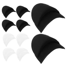  10 Pairs Soft Sponge Shoulder Pad Inserts for Suit and Dress - Invisible