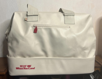 Beis x Lonely Ghost The Weekender Text me when you land SOLD OUT Ghost White NEW