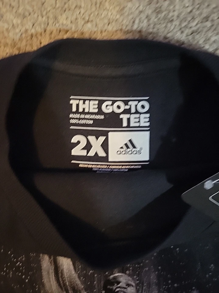 Camiseta Addias Kevin Durant OKC Thunder con foto en la parte delantera camiseta en la parte posterior 2XL Foto 2 de 3