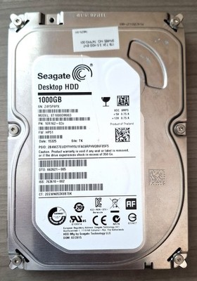Seagate Barracuda 1TB SATA III 3.5'' Internal HDD (ST1000DM003)