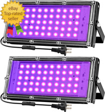 50W Black Lights for Glow Party Strong High Power Black Light Flood Light 395Nm