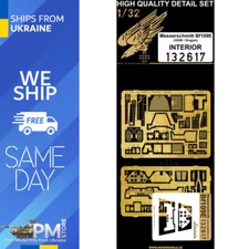 HGW 132617 1/32 Messerschmitt Bf 109E INTERIOR for HGW and Dragon Photo-Etched