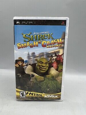 PLAYSTATION PSP SHREK SMASH N CRASH RACING COMPLETE GAME