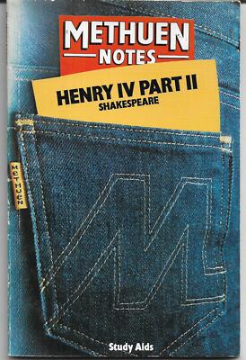 Henry IV Part II by William Shakespeare 1978 Methuen Study Aids Only £1