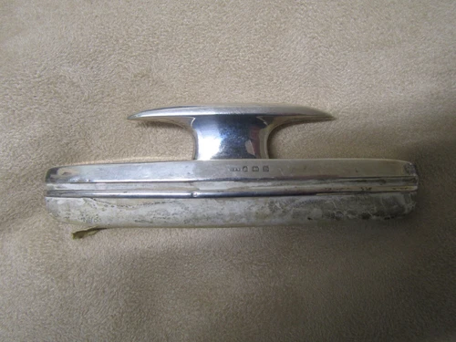 ANTIQUE STERLING SILVER NAIL BUFFER BIRMINGHAM 1928 CRISFORD +NORRIS