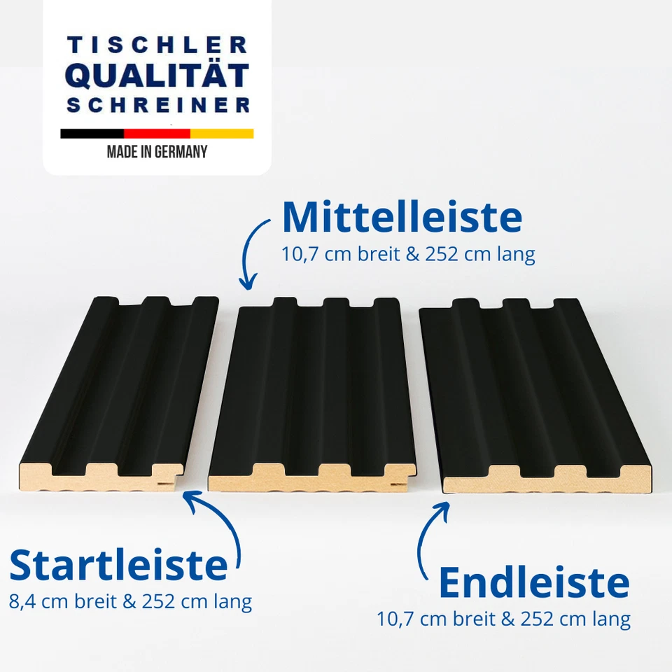 REESE Wandpaneele | 252 cm | Wandverkleidung | kein Bohren | MDF - Bild 4 von 4