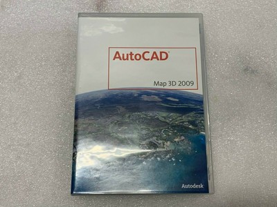Sealed Autodesk AutoCAD Map 3D 2009 French Language (DVDs only). No codes. 