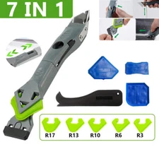 Silicone Scraper Sealant Smooth Remover Tool Set 7 In 1 Floor Caulk Finisher Gro