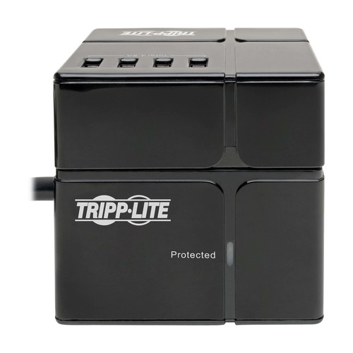 6FT Tripp Lite Protect It! 3 Outlet Power Cube With 6 USBA Ports Surge Protector - Picture 2 of 5