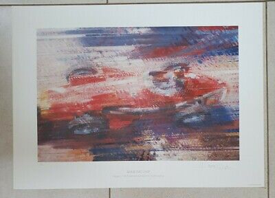 Maserati 250F Fangio Dexter Brown NOT SIGNED