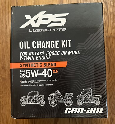 Can-Am OEM Part 9779258 Can-Am Oil Change Kit 5W40 500 Cc V2 for 