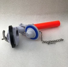 Toilet Flush Valve 2.5 in. Adjustable Overflow Tube 1 Piece Toilet, By NuFlush