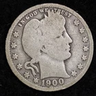 1900-O Silver Barber Quarter GOOD FREE SHIPPING