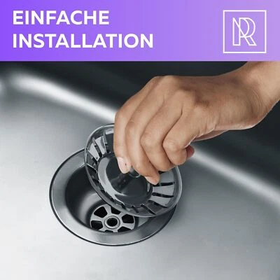 Siebkörbchen Waschbeckenstöpsel Siebkorb Abflussstopfen Küchenspüle M.ROSENFELD