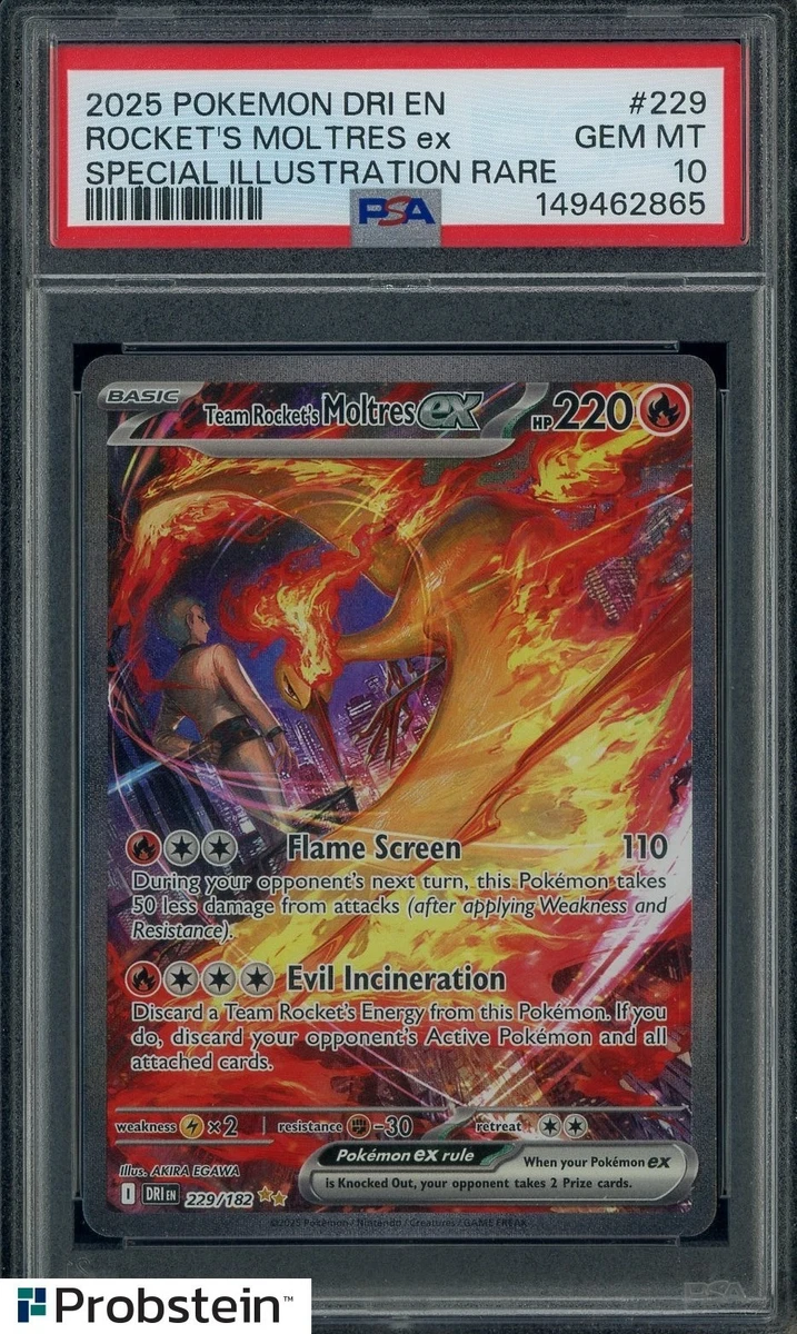 Rocket's Moltres ex Pokémon TCG Cards for sale | eBay