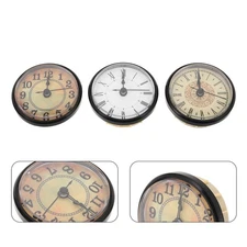 3 Pcs Embedded Quartz Clock Mechanism Kit Head Insert Replacement
