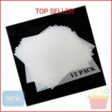 EGOSKY 12Pcs 7mil Blank Stencil Sheets, 12 x 12 inch Mylar Template Stencil Mate