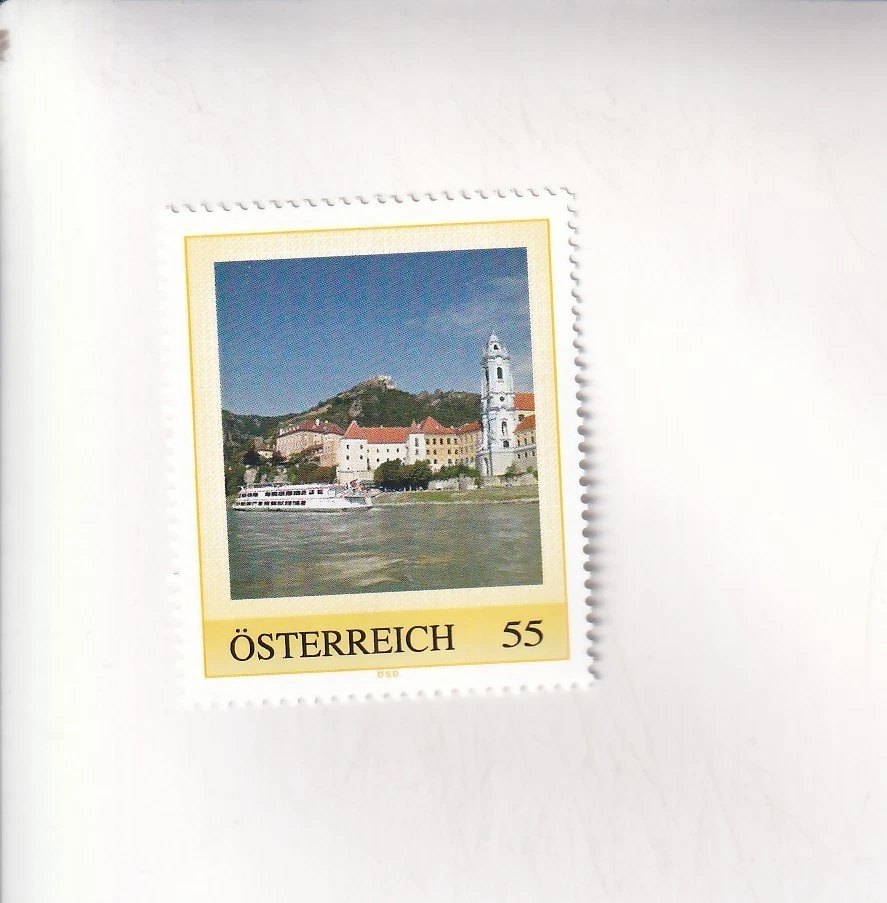 BRIEFMARKE PM Österreich WACHAU - DÜRNSTEIN Kirche SCHIFF  Postfrisch - Bild 1 von 1