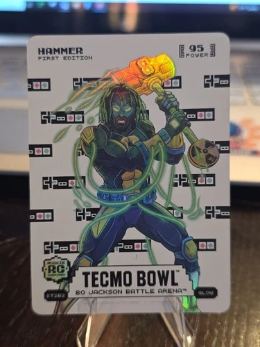 Hammer Tecmo Bowl Bo Jackson Battle Arena 95 Glow ST262 Nintendo Controller