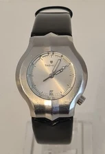 TAG Heuer Alter Ego Silver Women's Watch - WP1311 New TAG Heuer Black Leather