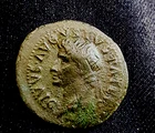 ROMAN COIN: SUPERB AUGUSTUS LA PROVIDENCE WIDE FLAN