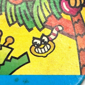Donkey Kong 3 1984 Nintendo Vintage Japanese Round Menko Card Famicom Arcade