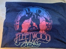 Authentic Fleetwood Mac In Concert Tour Shirt, Size Medium, Never Worn Or Washed