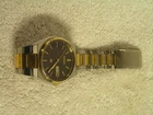 Vintage Seiko 32mm Black Tone Dial Day Date 5H23-8A50 New Battery 6-1/2".