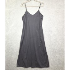 Vintage Vanity Fair Maxi Slip Dress Size 36 32"/ 42 Black Adjustable Strap