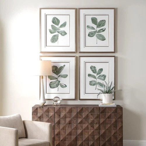 Uttermost 32454 Fiddle Head 34 X 28 inch Leaf Botanical Prints, Set of 4 - Picture 7 of 7