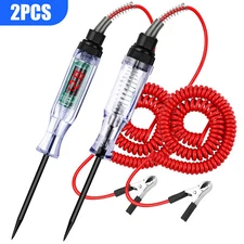 2X 6-24V LCD Digital Electric Voltage Circuit Tester + Continuity Circuit Tester