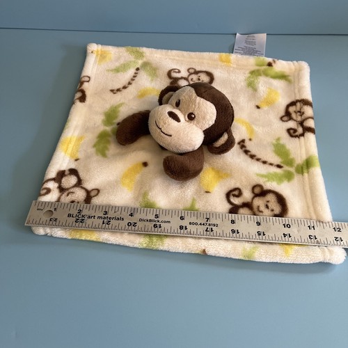 Little Miracles Plush Brown Tan Monkey Security Blanket Lovey MACHINE WASH & DRY - Picture 8 of 8