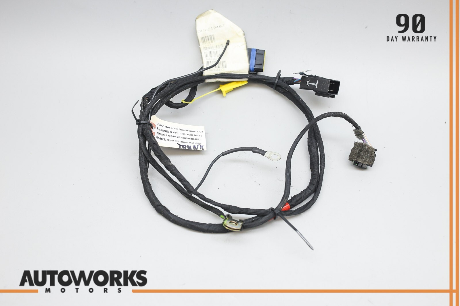 04-13 Maserati Quattroporte M139 Gas Fuel Pump Wire Wiring Harness Cable OEM
