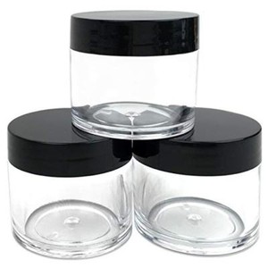 jars sample 30ml 30g bpa lids cosmetic container pieces round clear