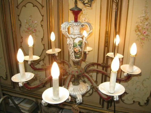 Suspensions et lustres du XIXe siècle, en bronze